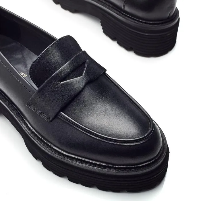 Women Moda In Pelle Casual Shoes Bsoleful BJetter Black Leather