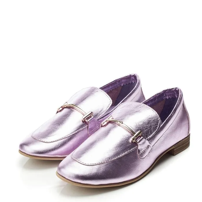 Women Moda In Pelle Casual Shoes Bsoleful BWinnie Lilac Leather