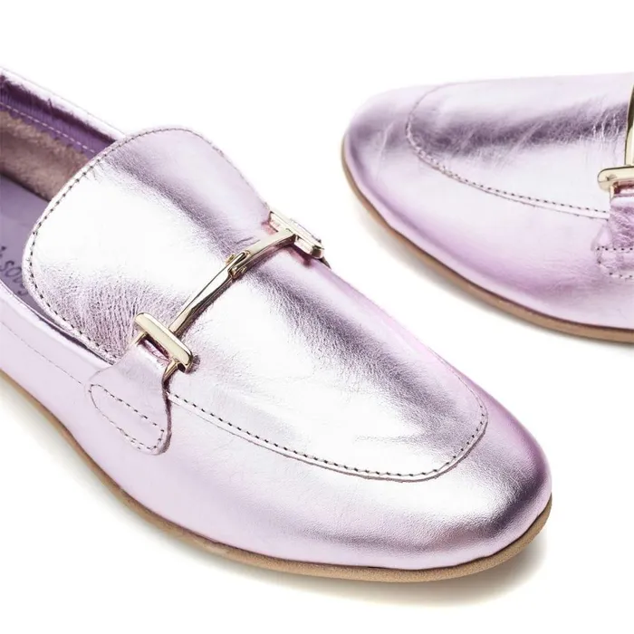 Women Moda In Pelle Casual Shoes Bsoleful BWinnie Lilac Leather