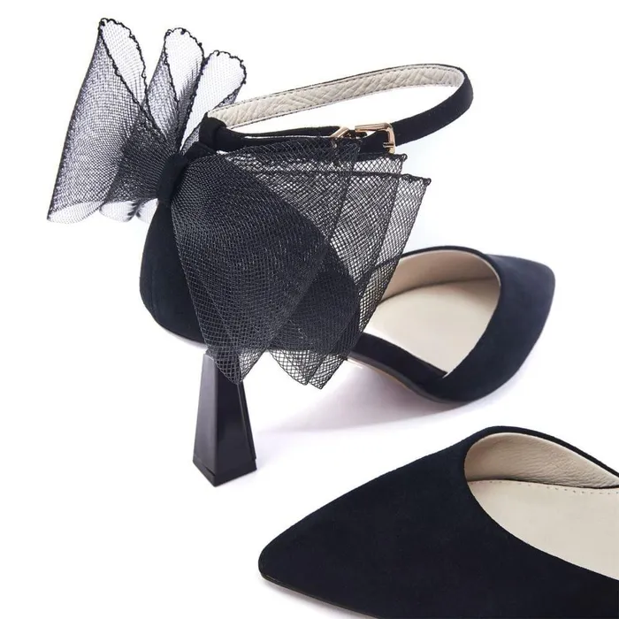 Women Moda In Pelle Court Shoes Hayzel Black Suede