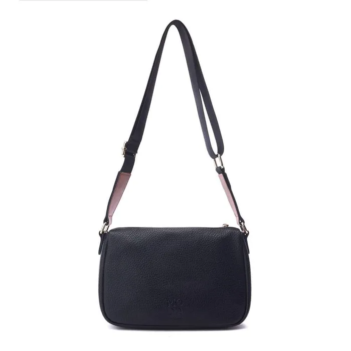 Women Moda In Pelle Crossbody Bags Alex Bag Black Porvair