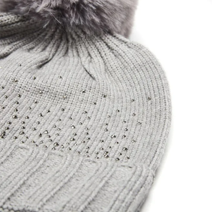 Women Moda In Pelle Hats Praticiohat Grey Textile Women Moda In Pelle Hats Praticiohat Grey Textile