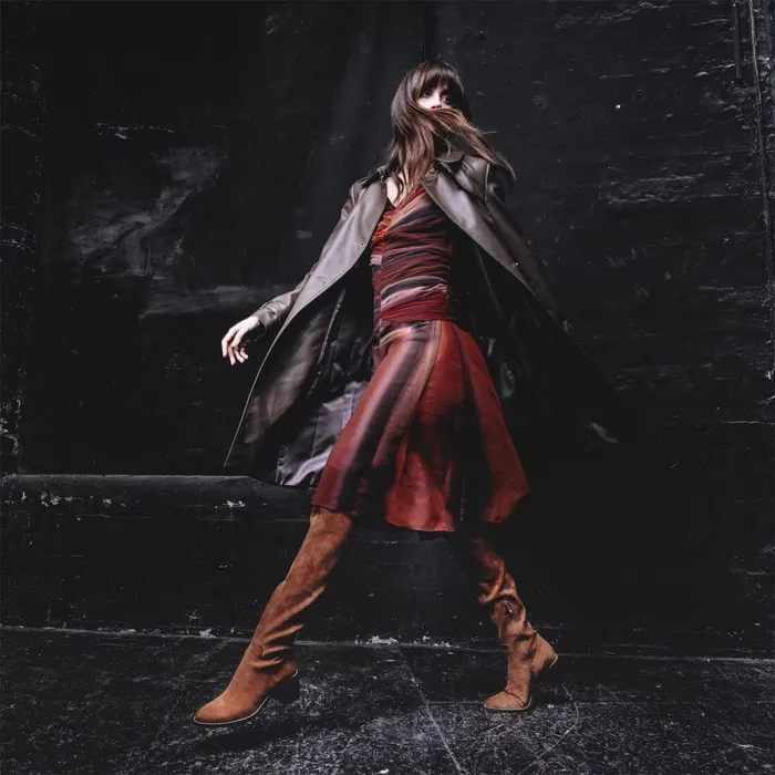 Women Moda In Pelle Heeled And Wedge Boots Sarianne Tan Alcantara