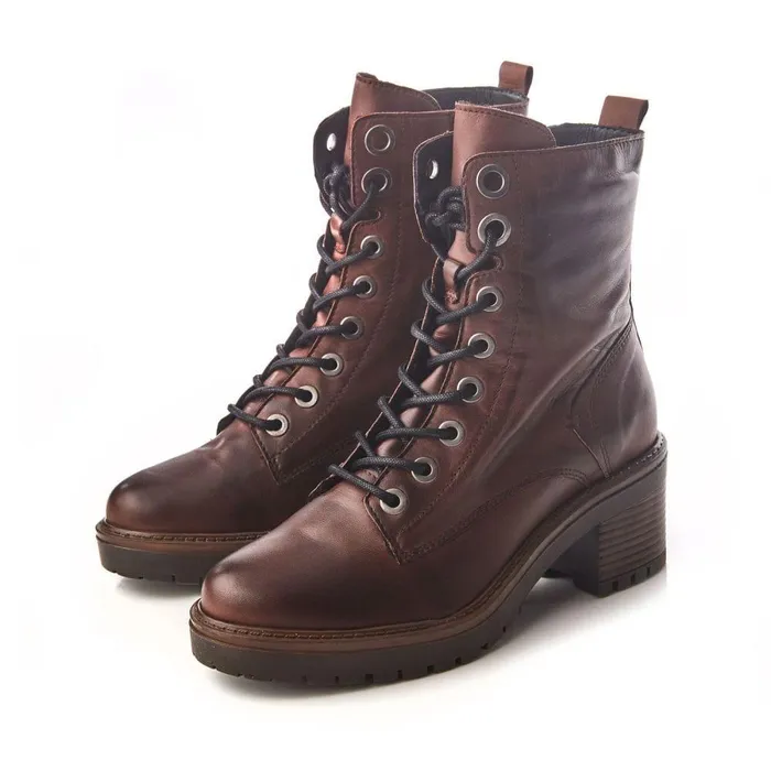 Women Moda In Pelle MidCalf Boots Bellzie Dark Brown Leather