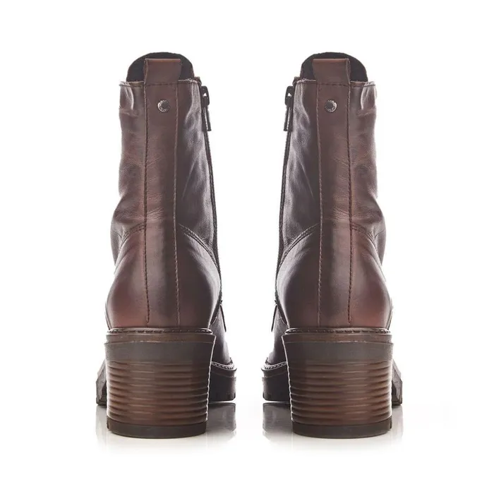 Women Moda In Pelle MidCalf Boots Bellzie Dark Brown Leather