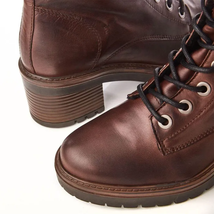 Women Moda In Pelle MidCalf Boots Bellzie Dark Brown Leather