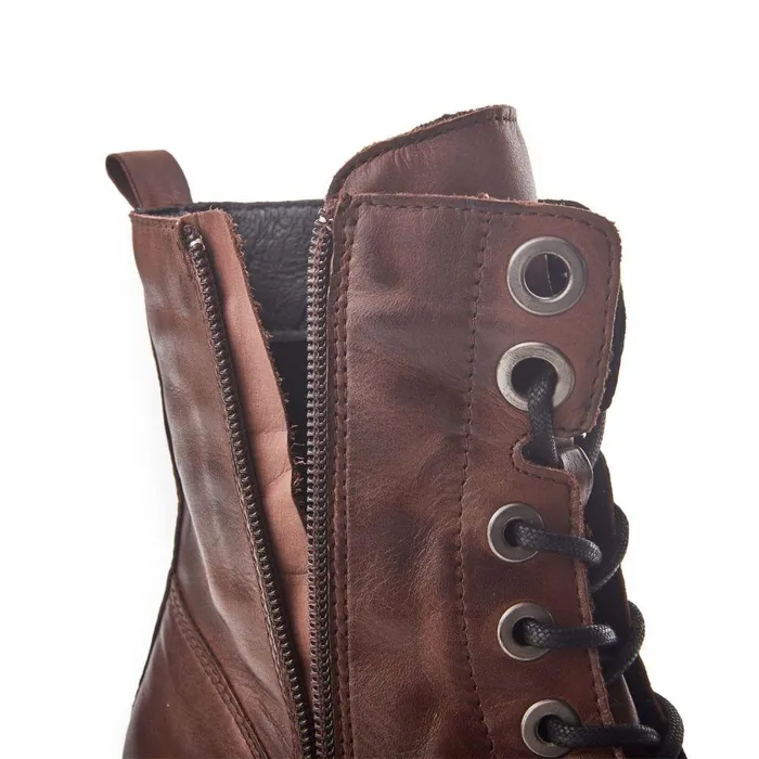 Women Moda In Pelle MidCalf Boots Bellzie Dark Brown Leather