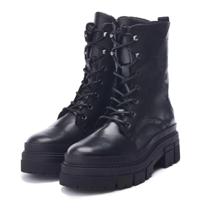 Women Moda In Pelle MidCalf Boots Shoon Sh Ocker Black Leather Women Moda In Pelle MidCalf Boots Shoon Sh Ocker Black Leather