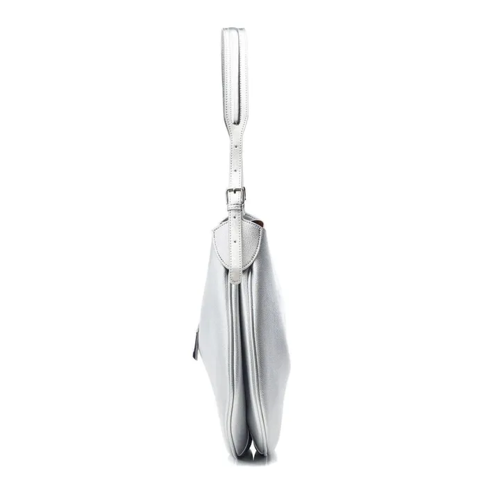 Women Moda In Pelle Shoulder Bags Kaffe Bag Silver Porvair