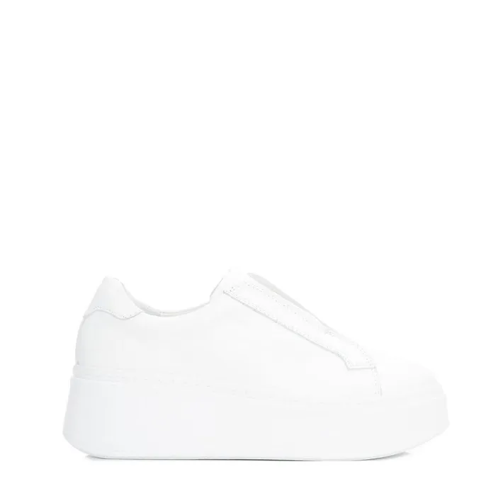 Women Moda In Pelle SlipOn Trainers Bsoleful B Axell White Leather