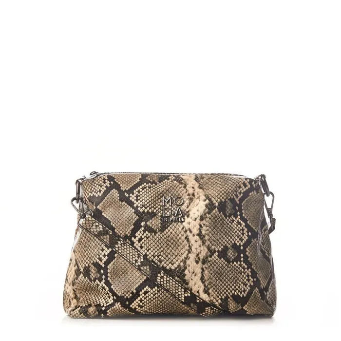 Women Moda In Pelle Tote Bags Marisa Bag Mono Snake Snake Print
