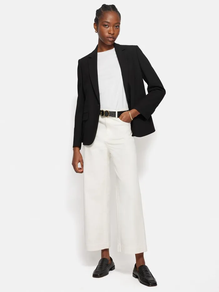 Women Modern Crepe Brook Blazer Black Jigsaw Suits and Tailoring