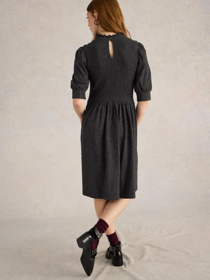 Women Molly Sparkle Jersey Dress Charcoal Grey White Stuff Dresses Women Molly Sparkle Jersey Dress Charcoal Grey White Stuff Dresses