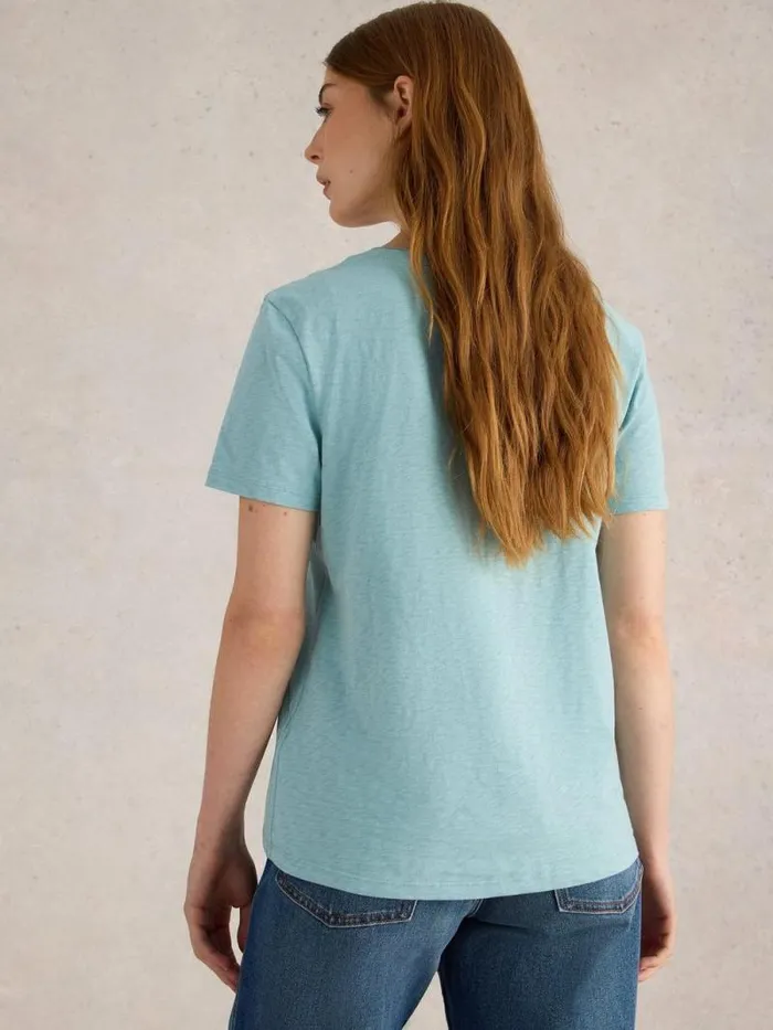 Women NADIA TEE Mid Blue White Stuff Tops and Tees Women NADIA TEE Mid Blue White Stuff Tops and Tees