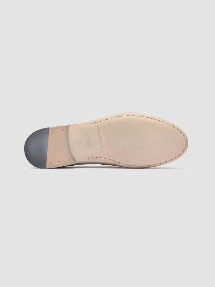Women Officine Creative Footwear BLAIR DD 001 White Leather Penny Loafers Women Officine Creative Footwear BLAIR DD 001 White Leather Penny Loafers