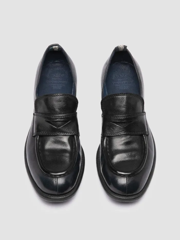 Women Officine Creative Footwear CALIXTE 020 Blue Leather Loafers Women Officine Creative Footwear CALIXTE 020 Blue Leather Loafers
