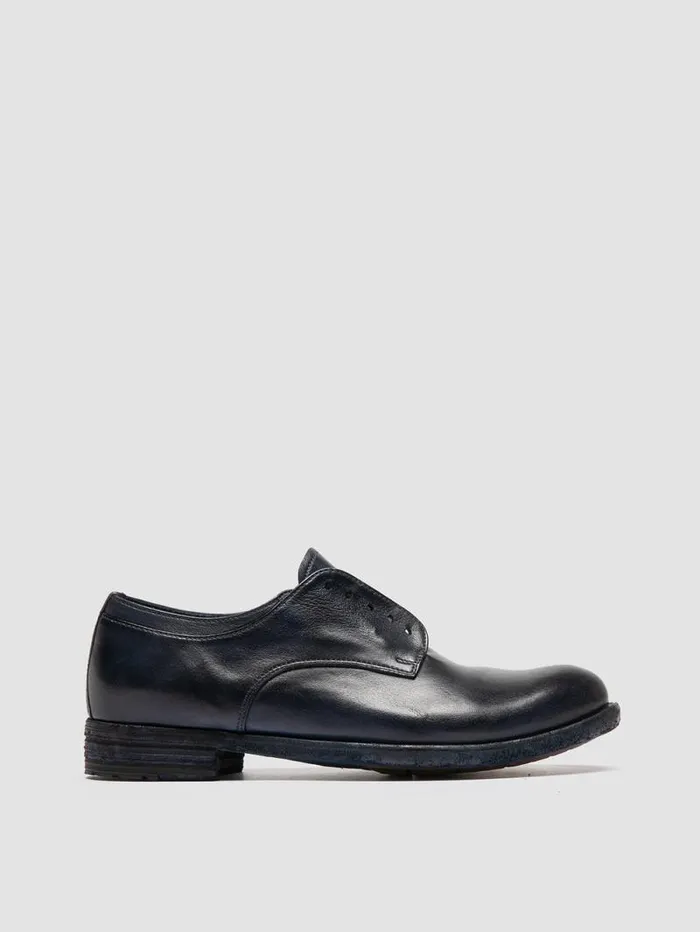 Women Officine Creative Footwear LEXIKON 012 Blue Leather Derby Shoes