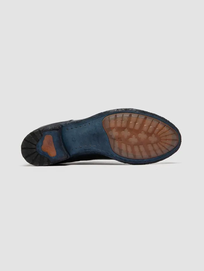 Women Officine Creative Footwear LEXIKON 012 Blue Leather Derby Shoes Women Officine Creative Footwear LEXIKON 012 Blue Leather Derby Shoes