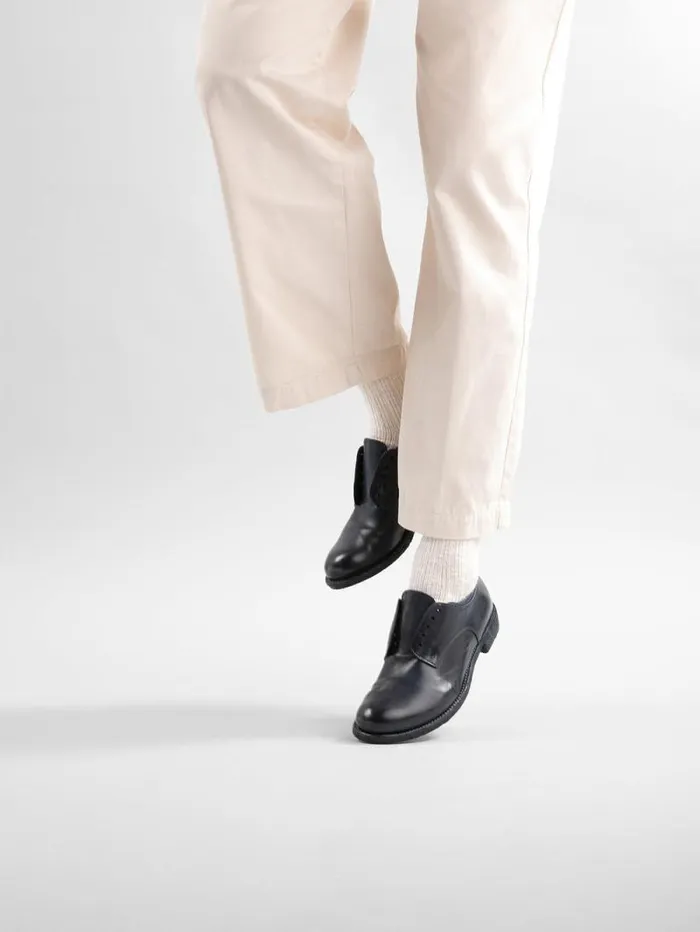Women Officine Creative Footwear LEXIKON 012 Blue Leather Derby Shoes Women Officine Creative Footwear LEXIKON 012 Blue Leather Derby Shoes
