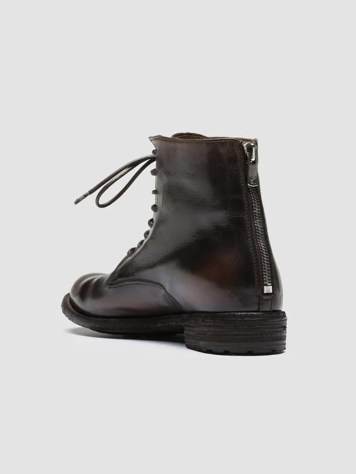 Women Officine Creative Footwear LEXIKON 123 Brown Zipped Leather Ankle Boots Women Officine Creative Footwear LEXIKON 123 Brown Zipped Leather Ankle Boots