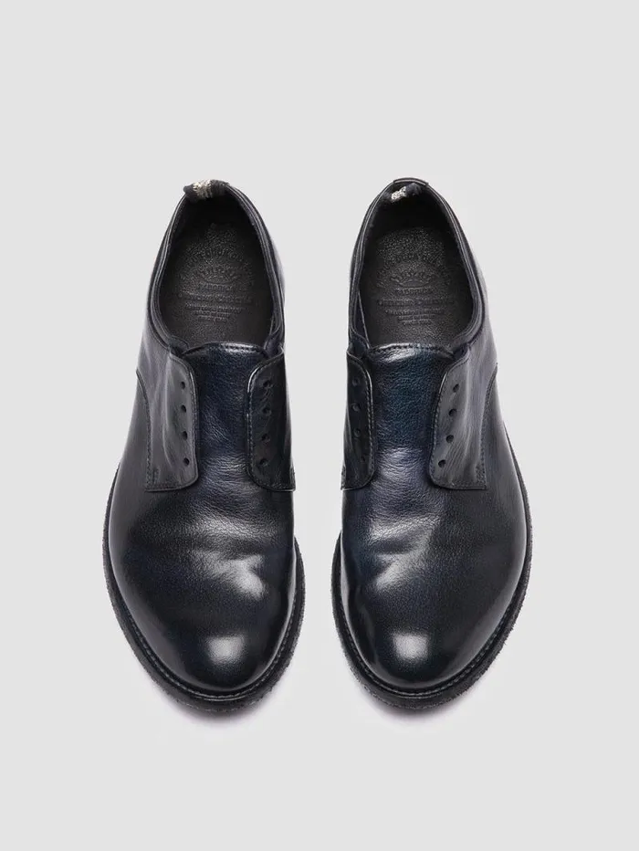 Women Officine Creative Footwear LEXIKON 501 Blue Leather Derby Shoes Women Officine Creative Footwear LEXIKON 501 Blue Leather Derby Shoes