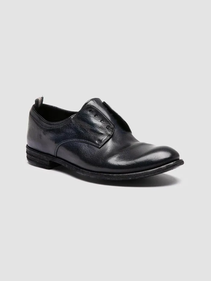Women Officine Creative Footwear LEXIKON 501 Blue Leather Derby Shoes Women Officine Creative Footwear LEXIKON 501 Blue Leather Derby Shoes