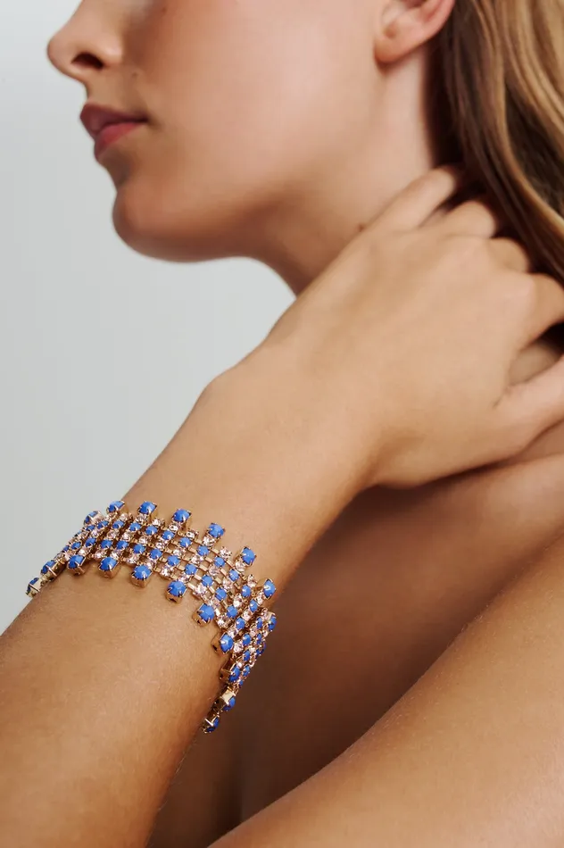 Women OPAL STRASS BRACELET CORNFLOWER Jewelry Scanlan Theodore