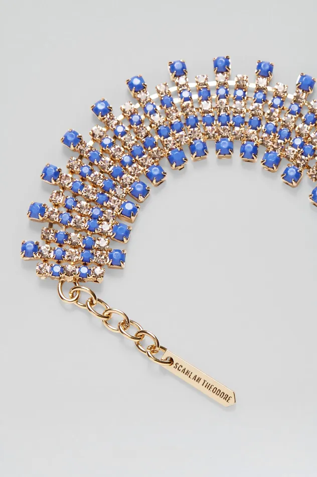 Women OPAL STRASS BRACELET CORNFLOWER Jewelry Scanlan Theodore Women OPAL STRASS BRACELET CORNFLOWER Jewelry Scanlan Theodore