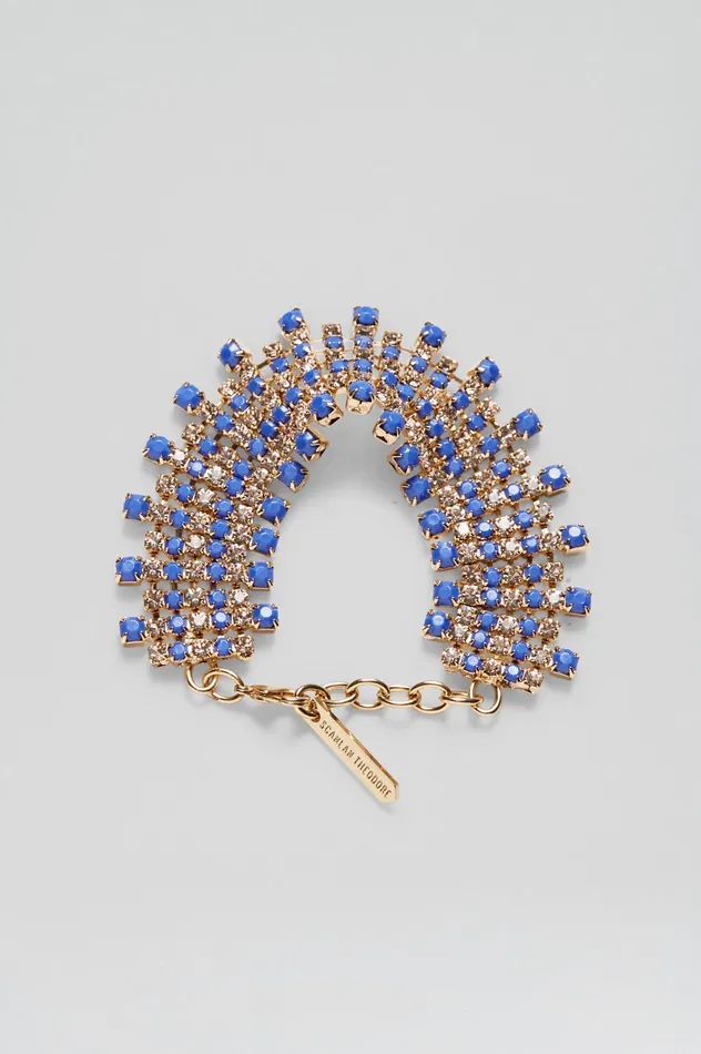 Women OPAL STRASS BRACELET CORNFLOWER Jewelry Scanlan Theodore Women OPAL STRASS BRACELET CORNFLOWER Jewelry Scanlan Theodore