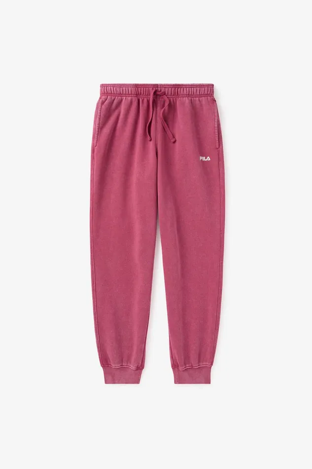 Women Pants and Shorts Fila Sportstyle Linear Logo Jogger 662 Malagagardenia