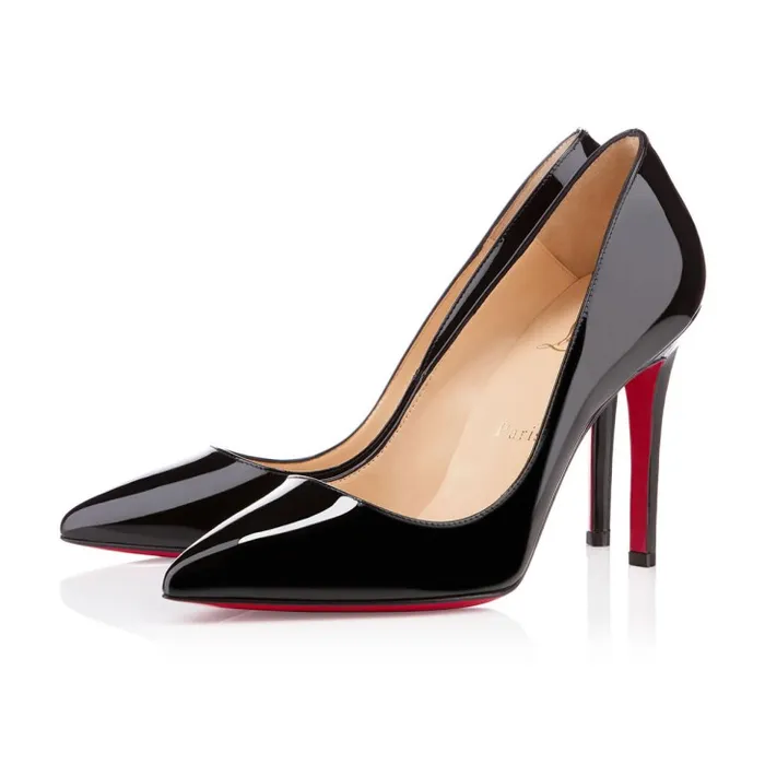Women Pigalle 100 Mm Pumps 8211 Patent Calf Leather 8211 Black Christian Louboutin Pumps