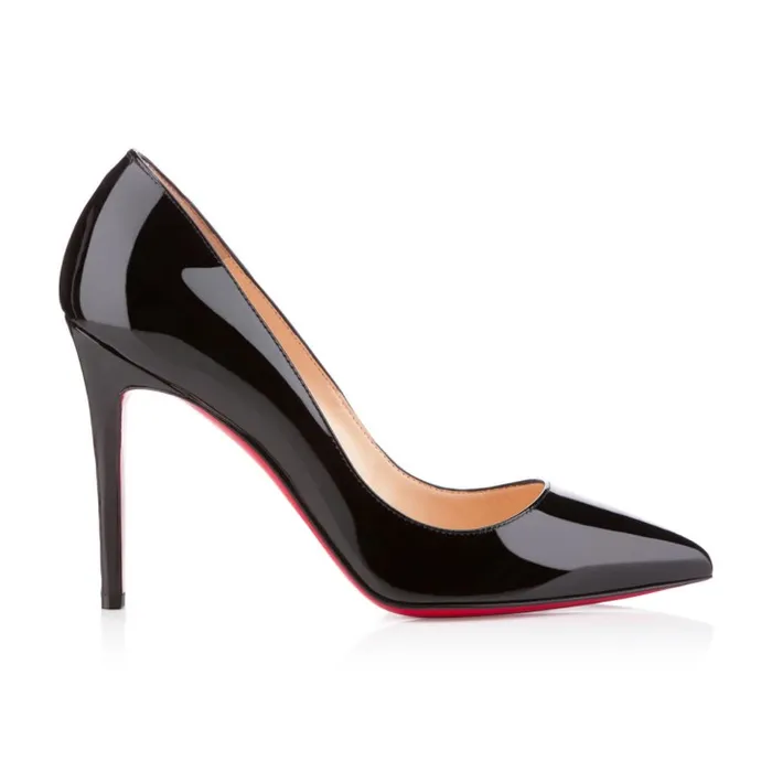 Women Pigalle 100 Mm Pumps 8211 Patent Calf Leather 8211 Black Christian Louboutin Pumps
