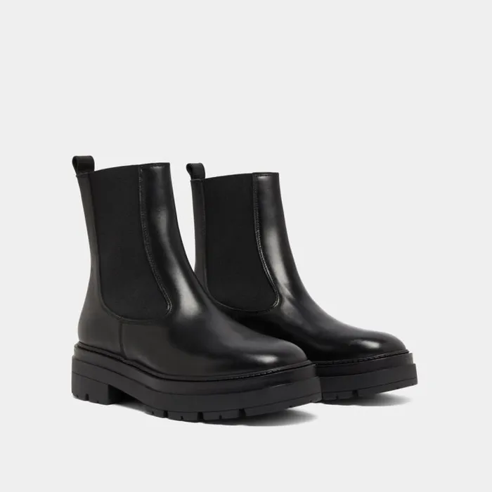 Women Platform Lowboots Black JONAK Ankle Boots Lowboots