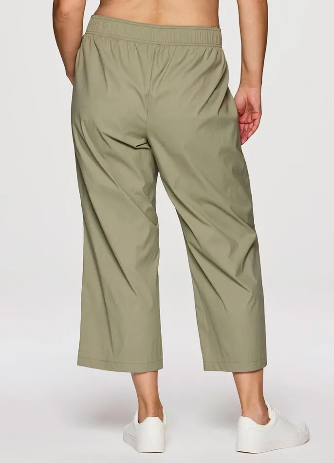 Women Plus Birdie Textured Ankle Pant Olive RBX Active Pants