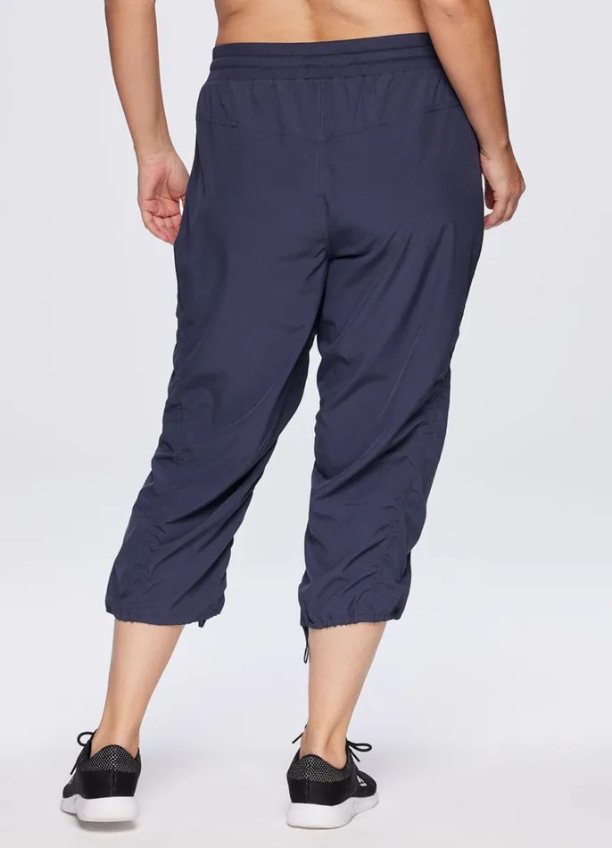 Women Plus Lumen Lightweight Capri Pant Smoke Blue RBX Active Pants