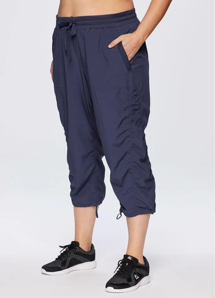 Women Plus Lumen Lightweight Capri Pant Smoke Blue RBX Active Pants
