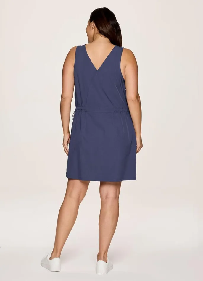 Women Plus Malden Dress Smoke Blue RBX Active Dresses