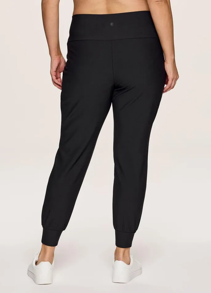 Women Plus Sunday Reset Jogger Black RBX Active Pants