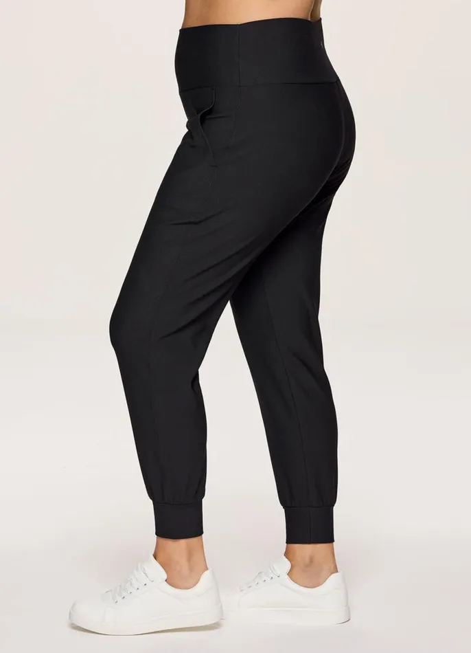 Women Plus Sunday Reset Jogger Black RBX Active Pants