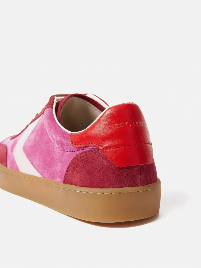Women Portland Vintage Classic Trainer Pink Jigsaw Flats