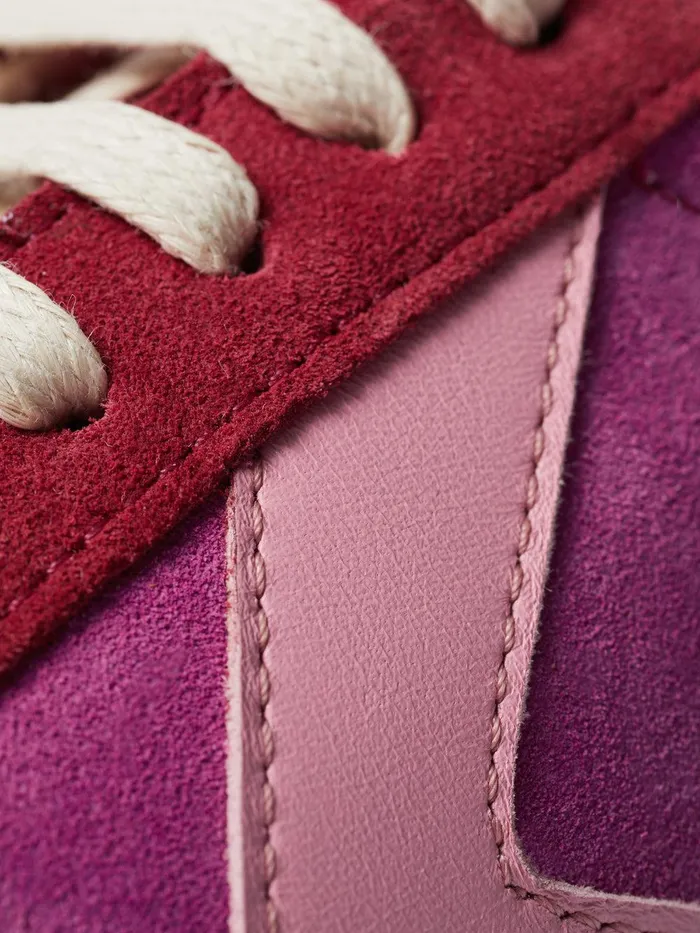 Women Portland Vintage Classic Trainer Pink Jigsaw Flats