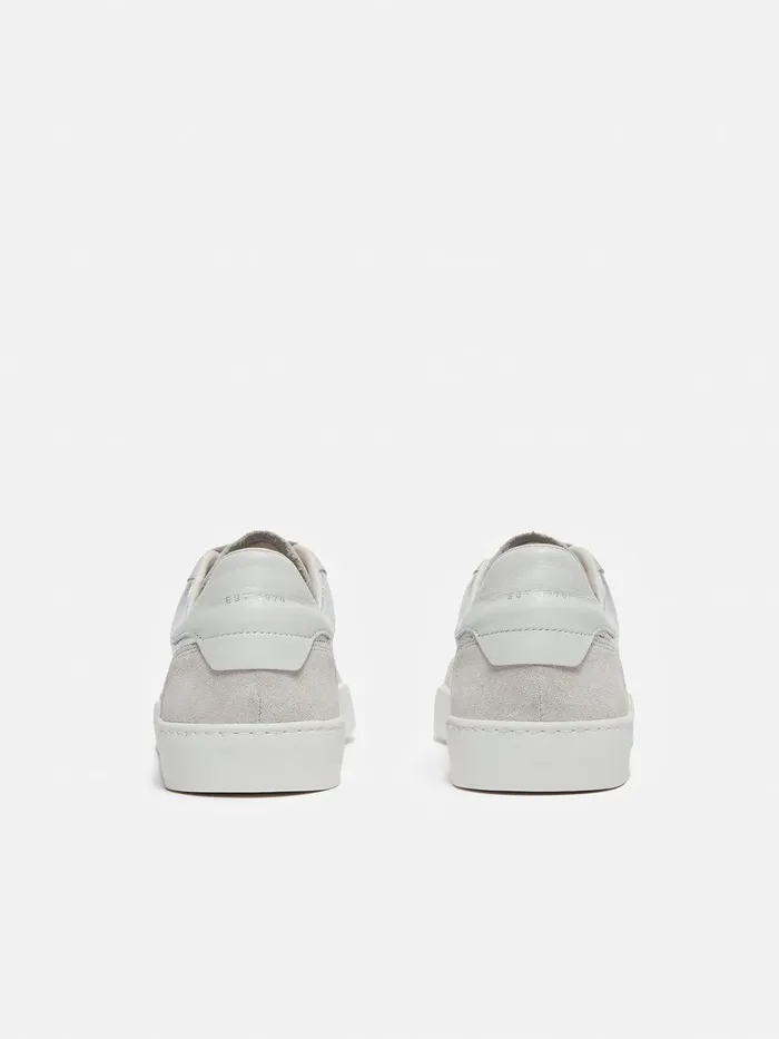 Women Portland Vintage Classic Trainer Silver Jigsaw Trainers