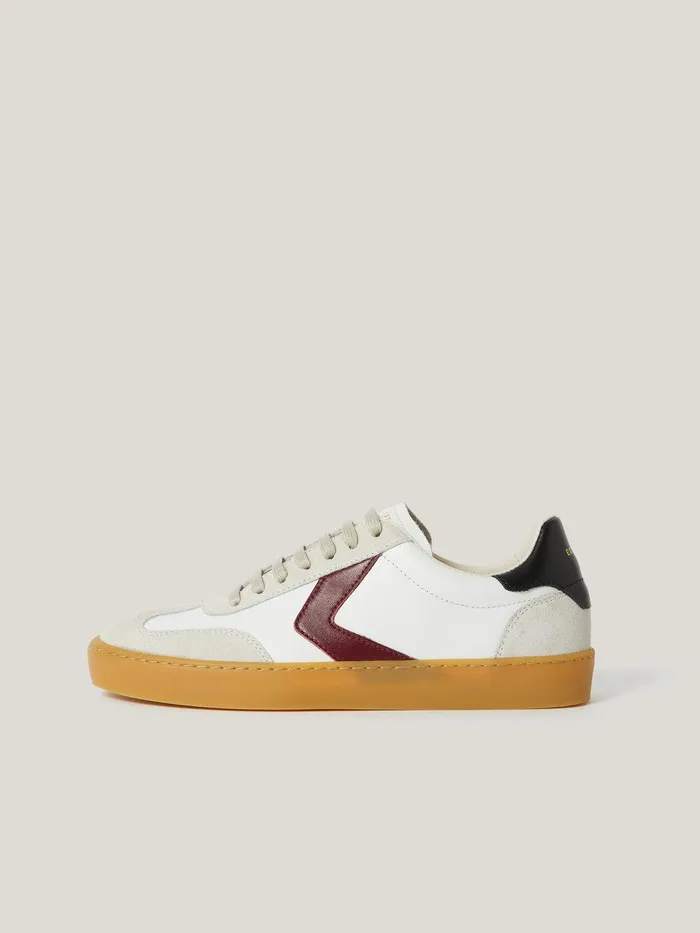 Women Portland Vintage Classic Trainer White Jigsaw Trainers