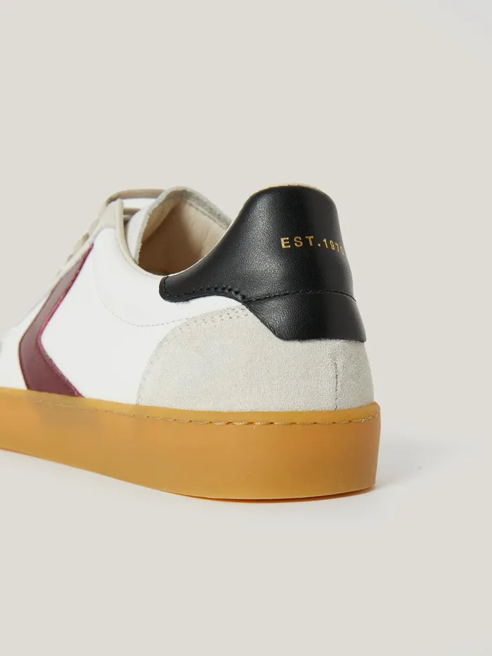 Women Portland Vintage Classic Trainer White Jigsaw Trainers