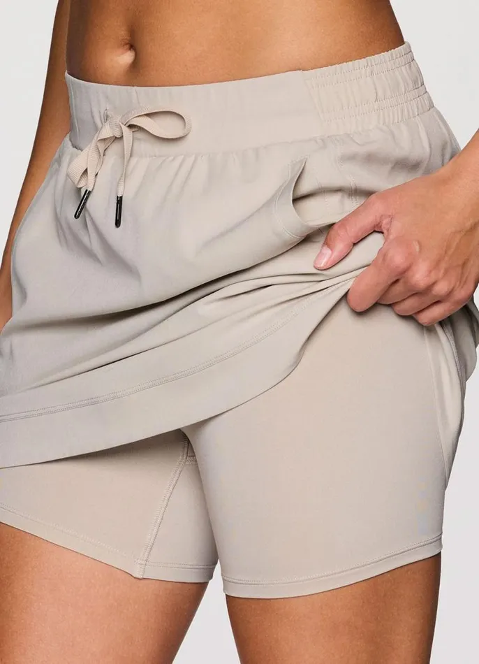 Women Prime Hit The Course Skort Sand RBX Active Skorts