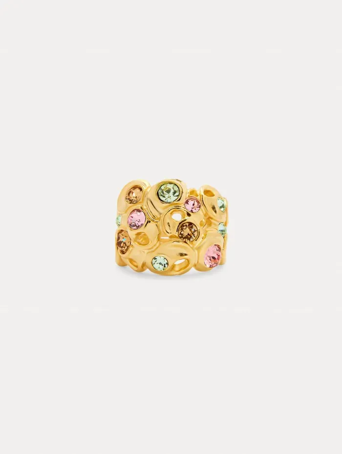 Women Rings Oscar De La Renta Textured Metal Ring Multi Women Rings Oscar De La Renta Textured Metal Ring Multi