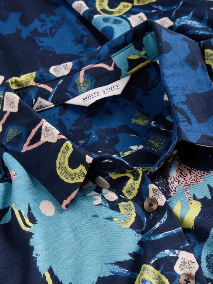 Women Rua Midi Jersey Dress Blue Print White Stuff Dresses Women Rua Midi Jersey Dress Blue Print White Stuff Dresses