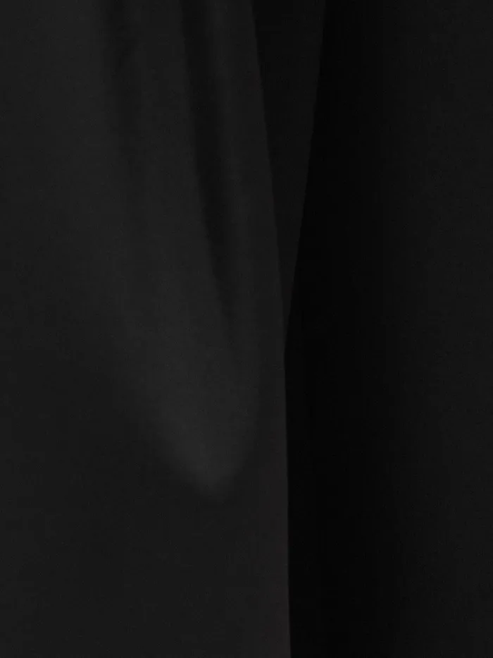 Women Satin Volume Trouser Black Jigsaw Party