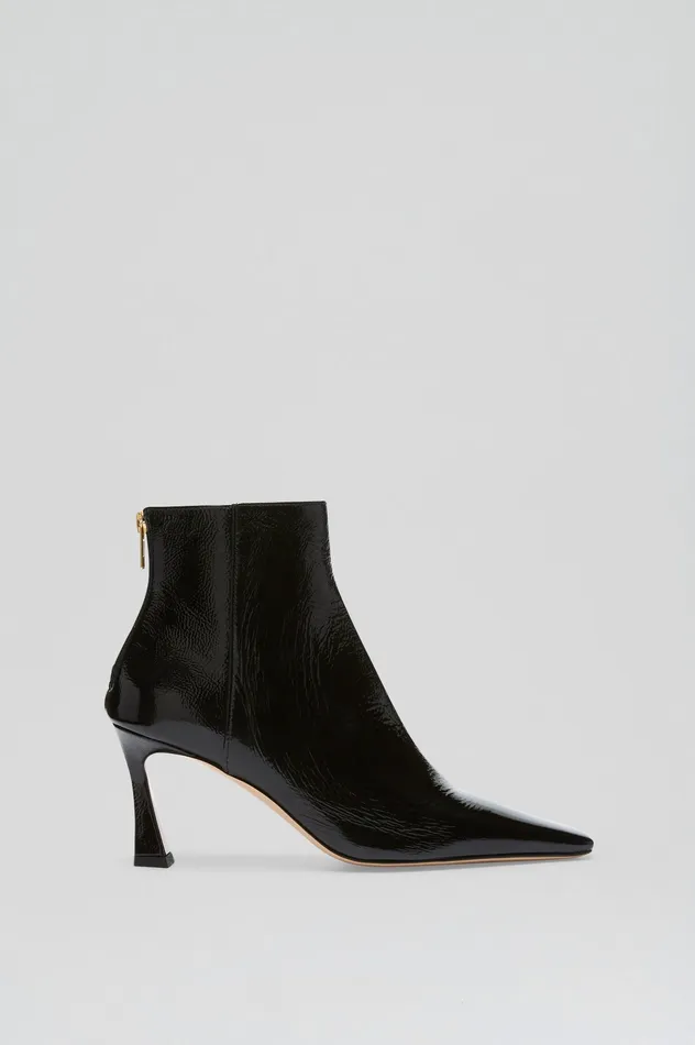 Women Scanlan Theodore CRINKLE LEATHER ANKLE BOOT 75 BLACK Shoes Women Scanlan Theodore CRINKLE LEATHER ANKLE BOOT 75 BLACK Shoes