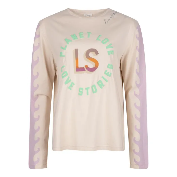 Women Shirts Love Stories Lizzy Longsleeve Shirt Off White
